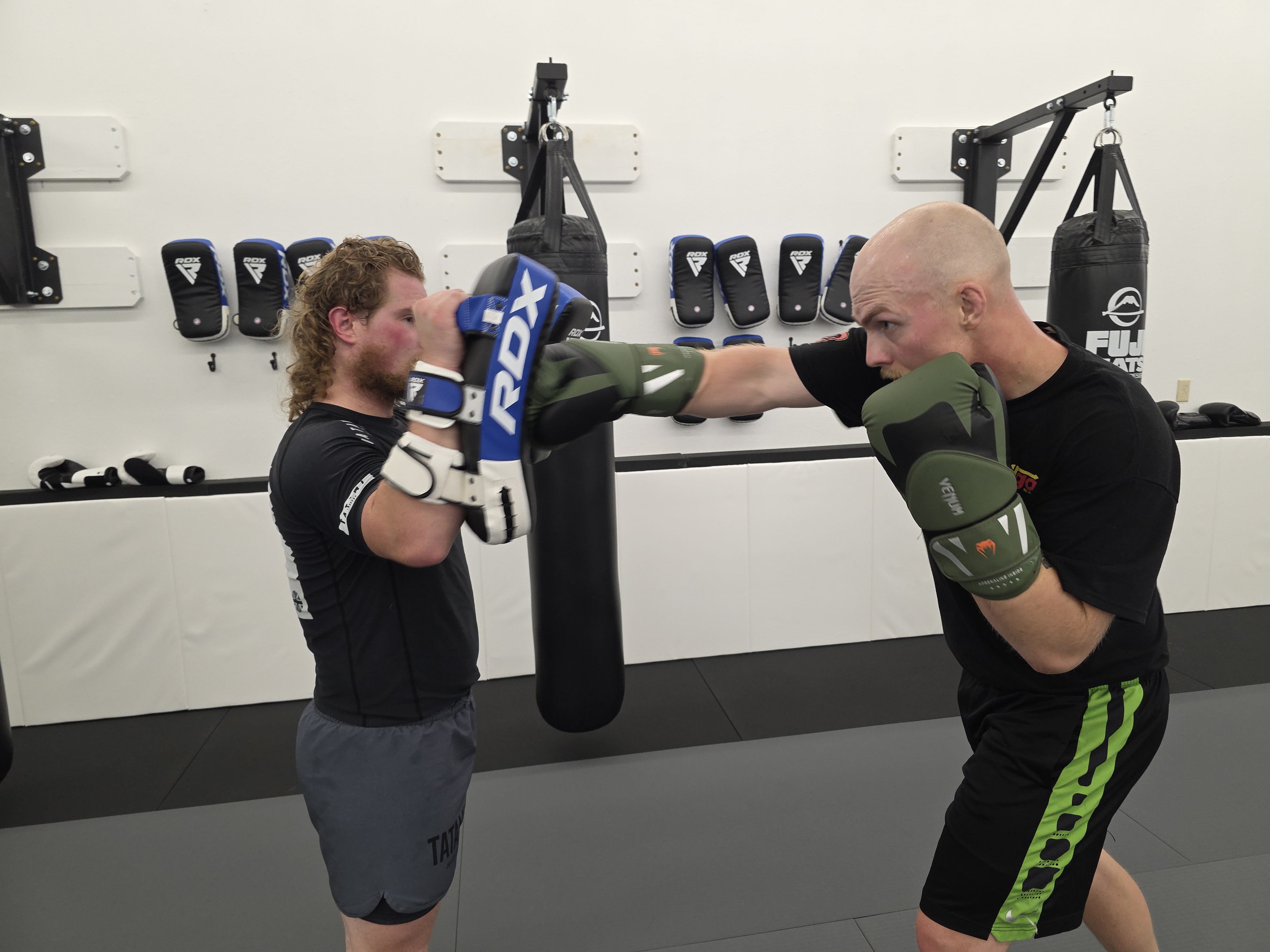 People practicing Kickboxing